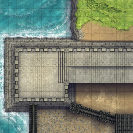 Modular Asian City Walls Tileset
