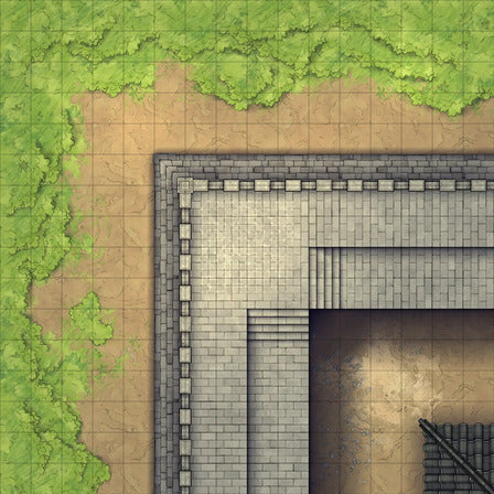 Modular Asian City Walls Tileset
