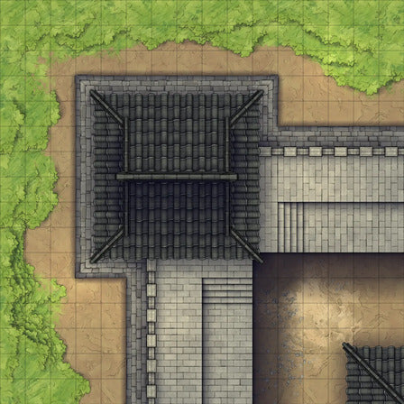 Modular Asian City Walls Tileset