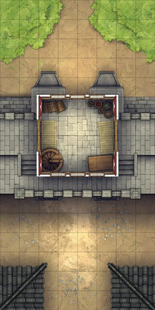 Modular Asian City Walls Tileset