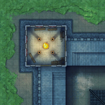Modular Asian City Walls Tileset