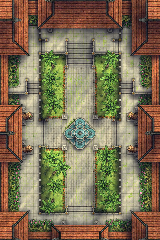 宫殿庭院
