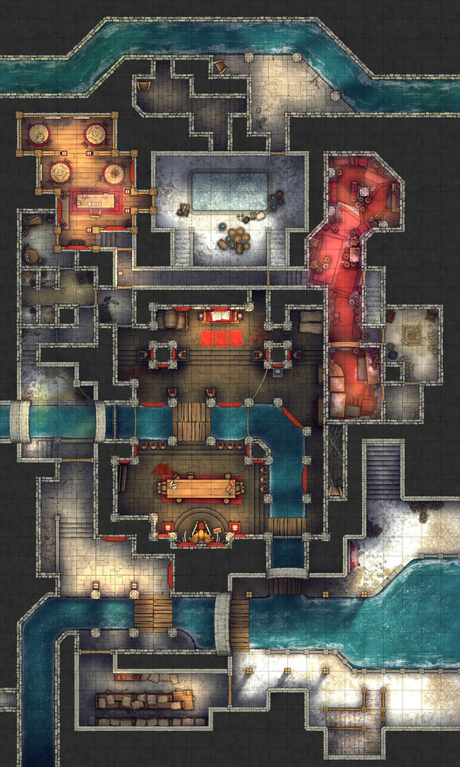 Asian City Slums Gang Hideout