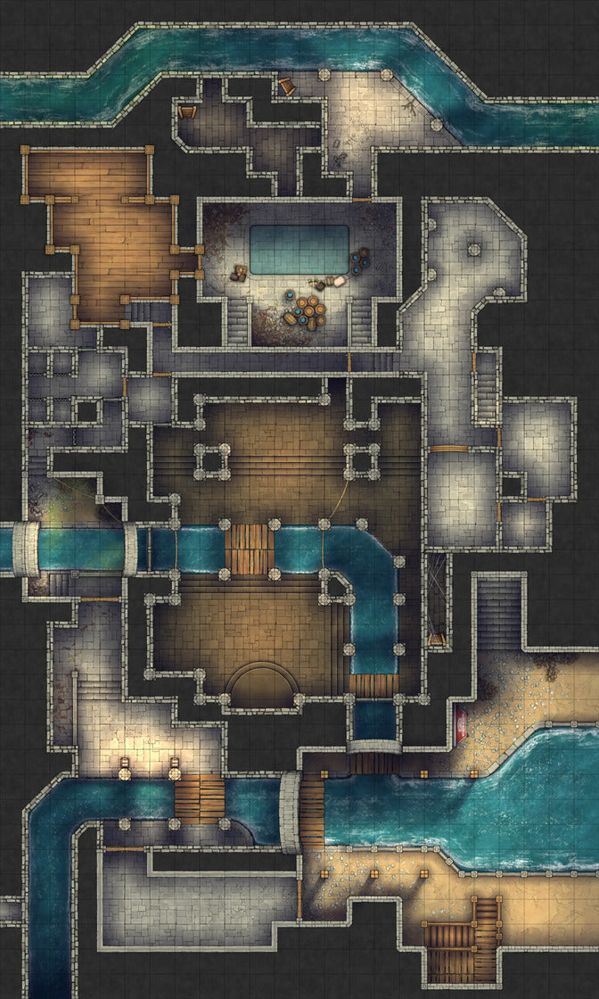 Asian City Slums Gang Hideout