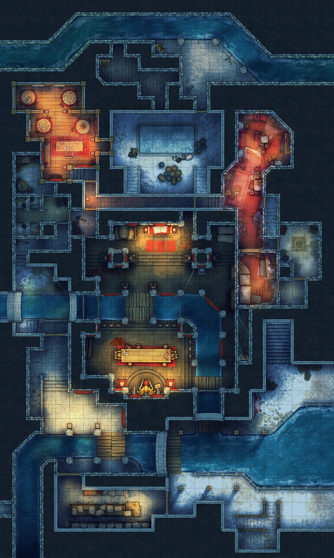 Asian City Slums Gang Hideout