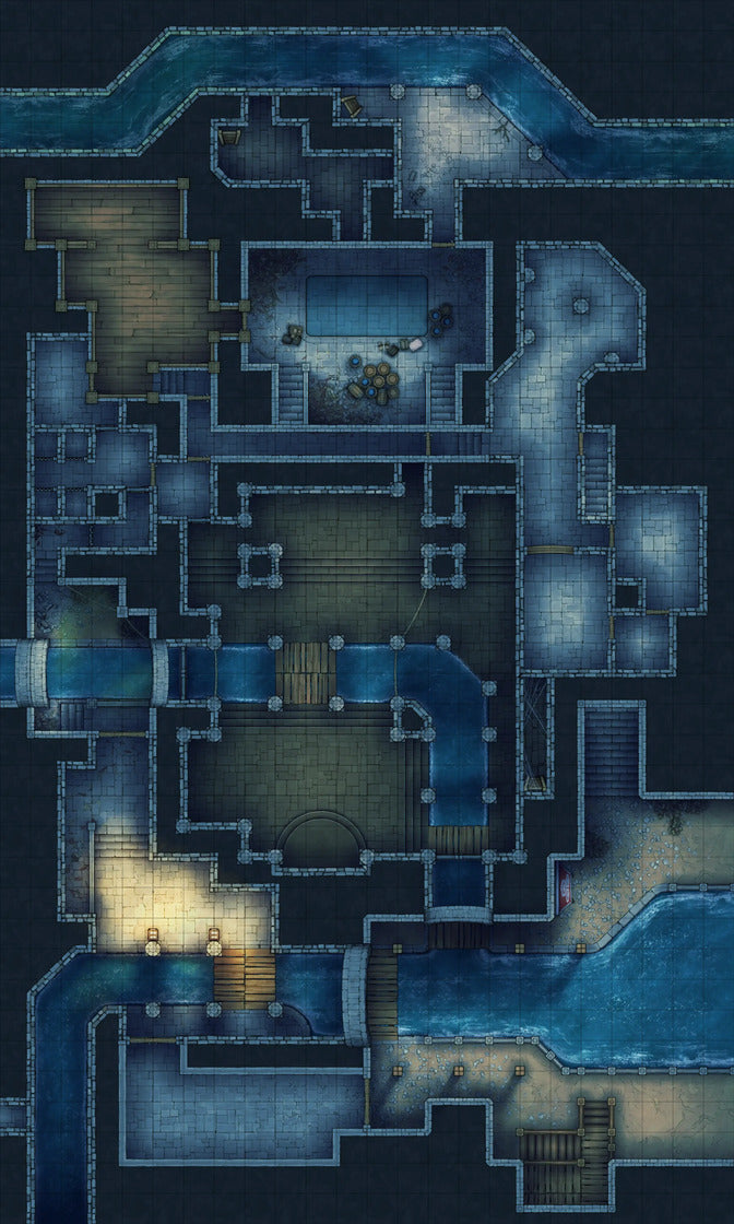 Asian City Slums Gang Hideout