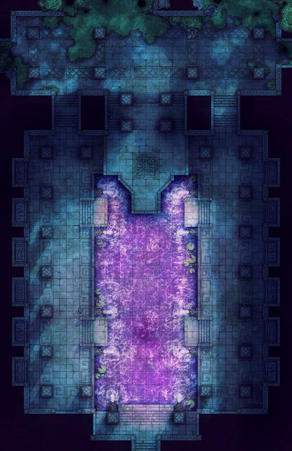 Overgrown Tomb & Courtyard