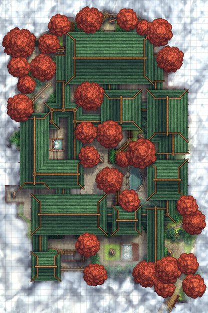 Fox Spirit's Island Palace - Modular Dungeon Tileset