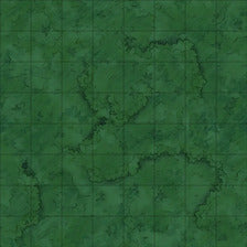 Modular Garden Tileset & Assets Battlemap - 8x8 Exterior O 01 Grass Night - DnD Map, Foundry VTT, Print