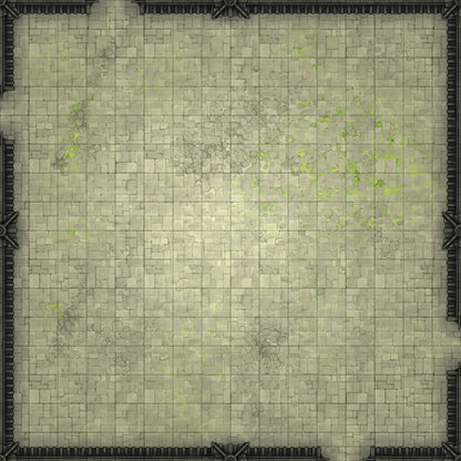 Modular Garden Tileset & Assets Battlemap - 16x16 X 01 Empty - DnD Map, Foundry VTT, Print