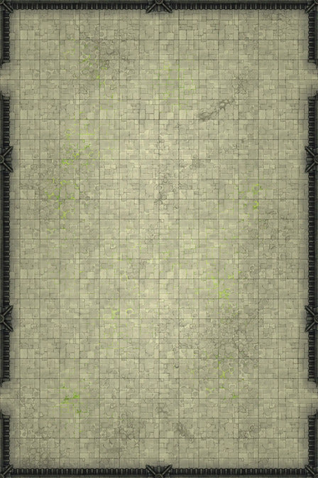 Modular Garden Tileset & Assets Battlemap - 16x24 X 01 Courtyard - DnD Map, Foundry VTT, Print