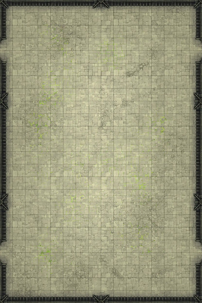 Modular Garden Tileset & Assets Battlemap - 16x24 X 01 Courtyard - DnD Map, Foundry VTT, Print