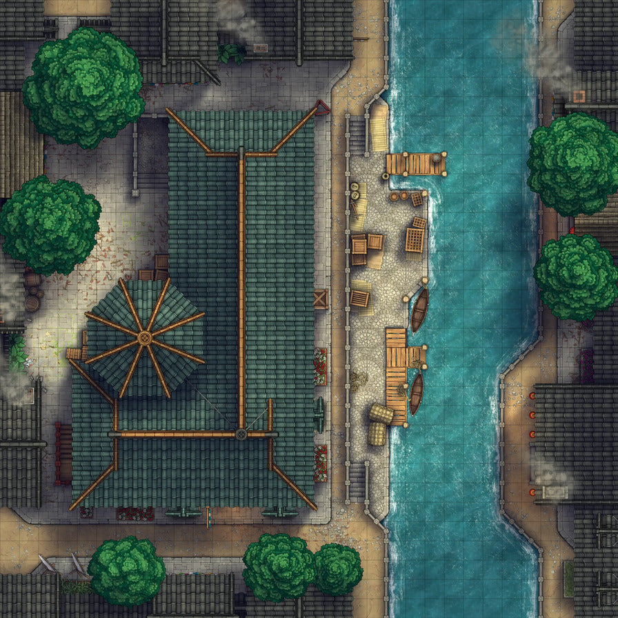 Magic Shop Battlemap - Magical Ritual 02 - DnD Map, Digital, Foundry VTT, Print