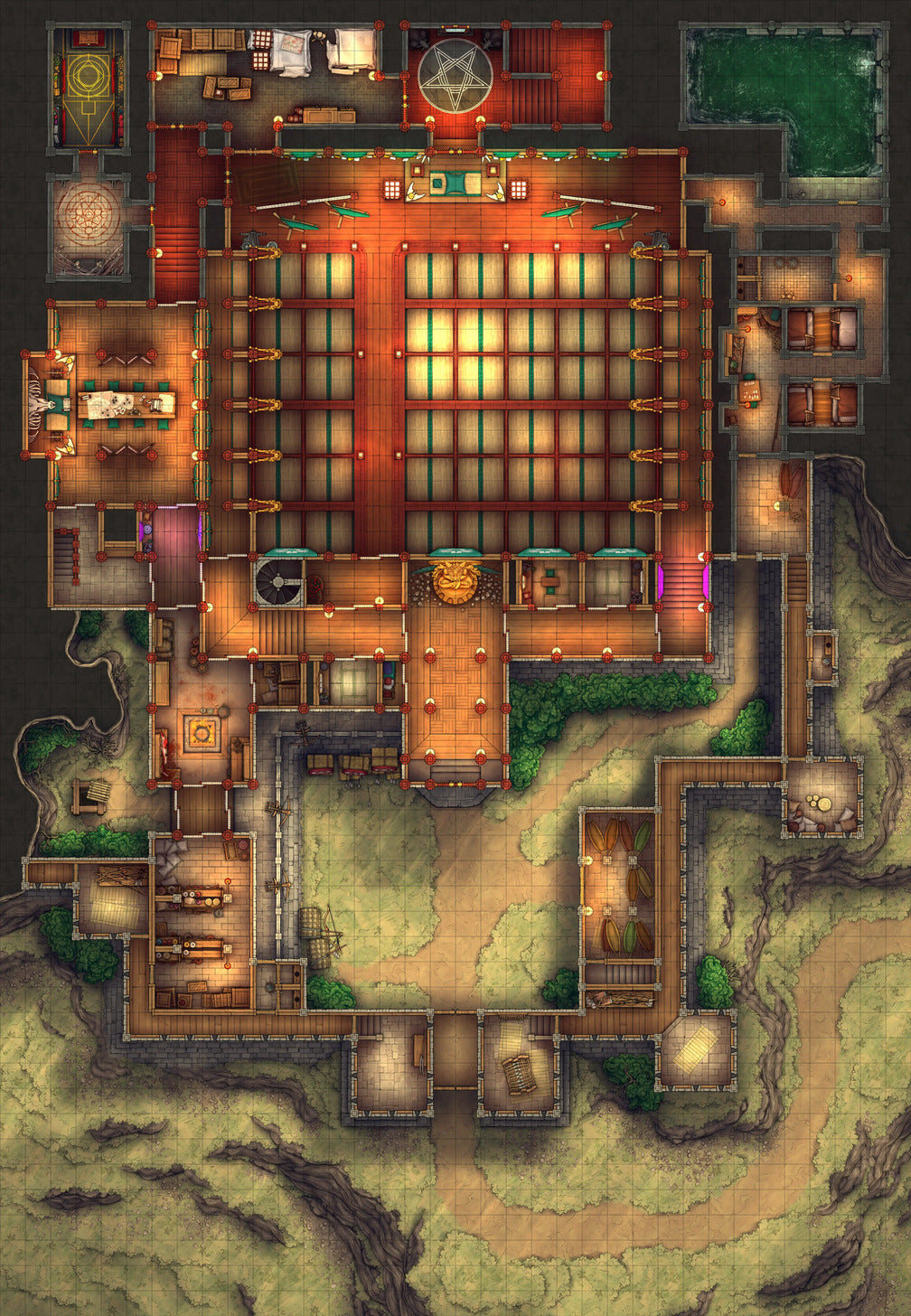 Oni Mountain Kabuki Castle