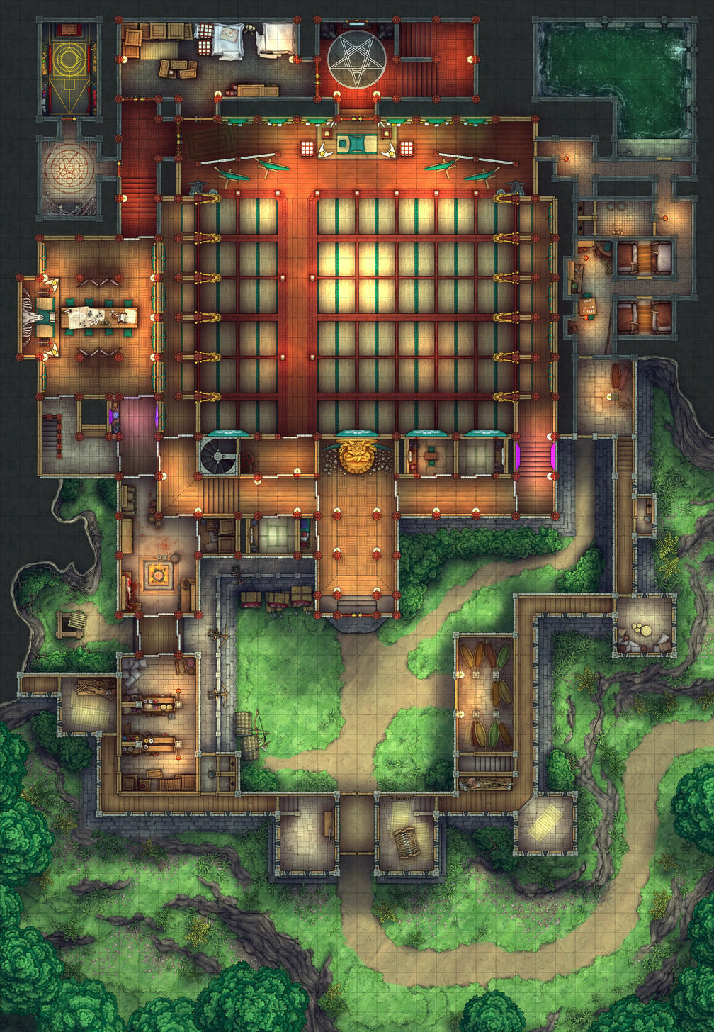 Oni Mountain Kabuki Castle