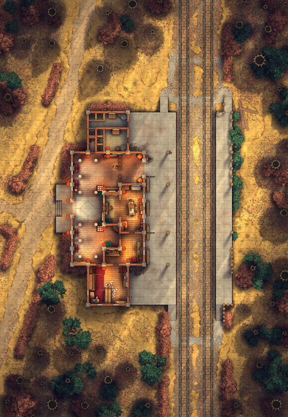 Rural Train Station