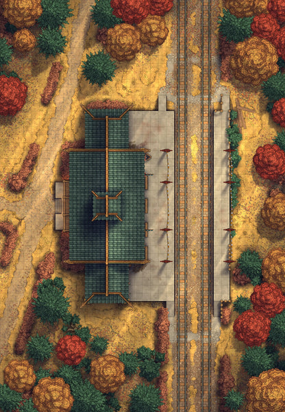 Rural Train Station