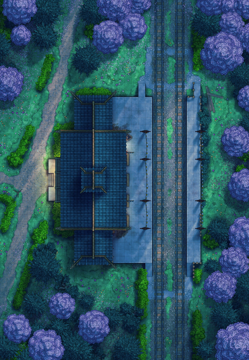 Rural Train Station