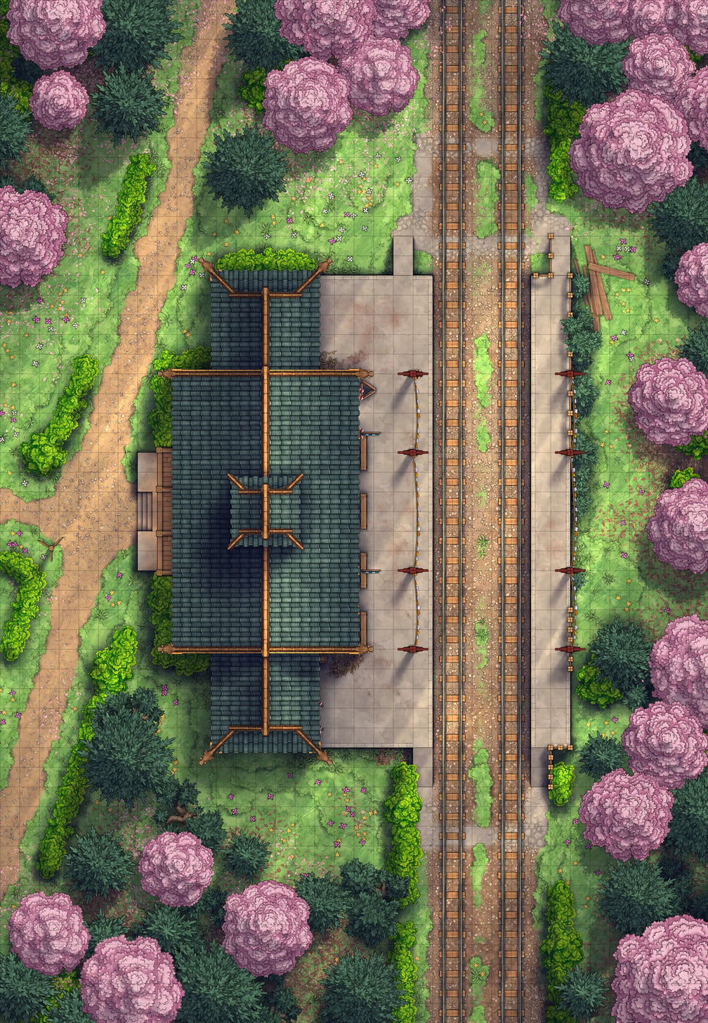 Rural Train Station