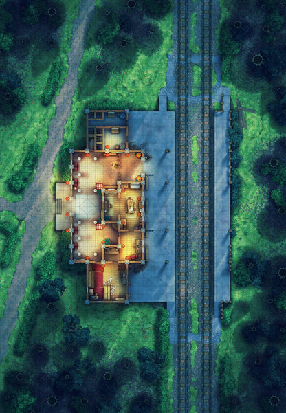 Rural Train Station
