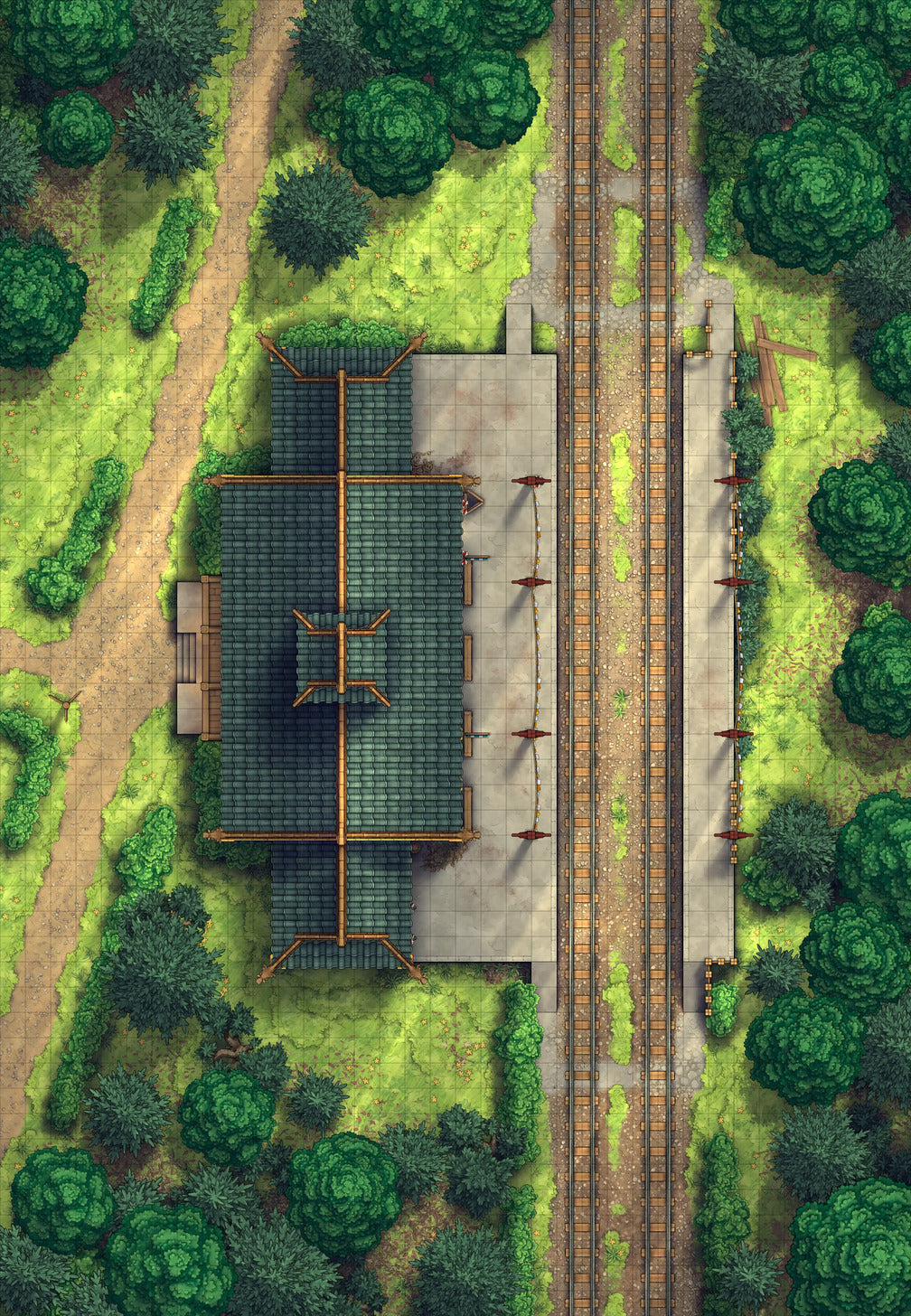 Rural Train Station