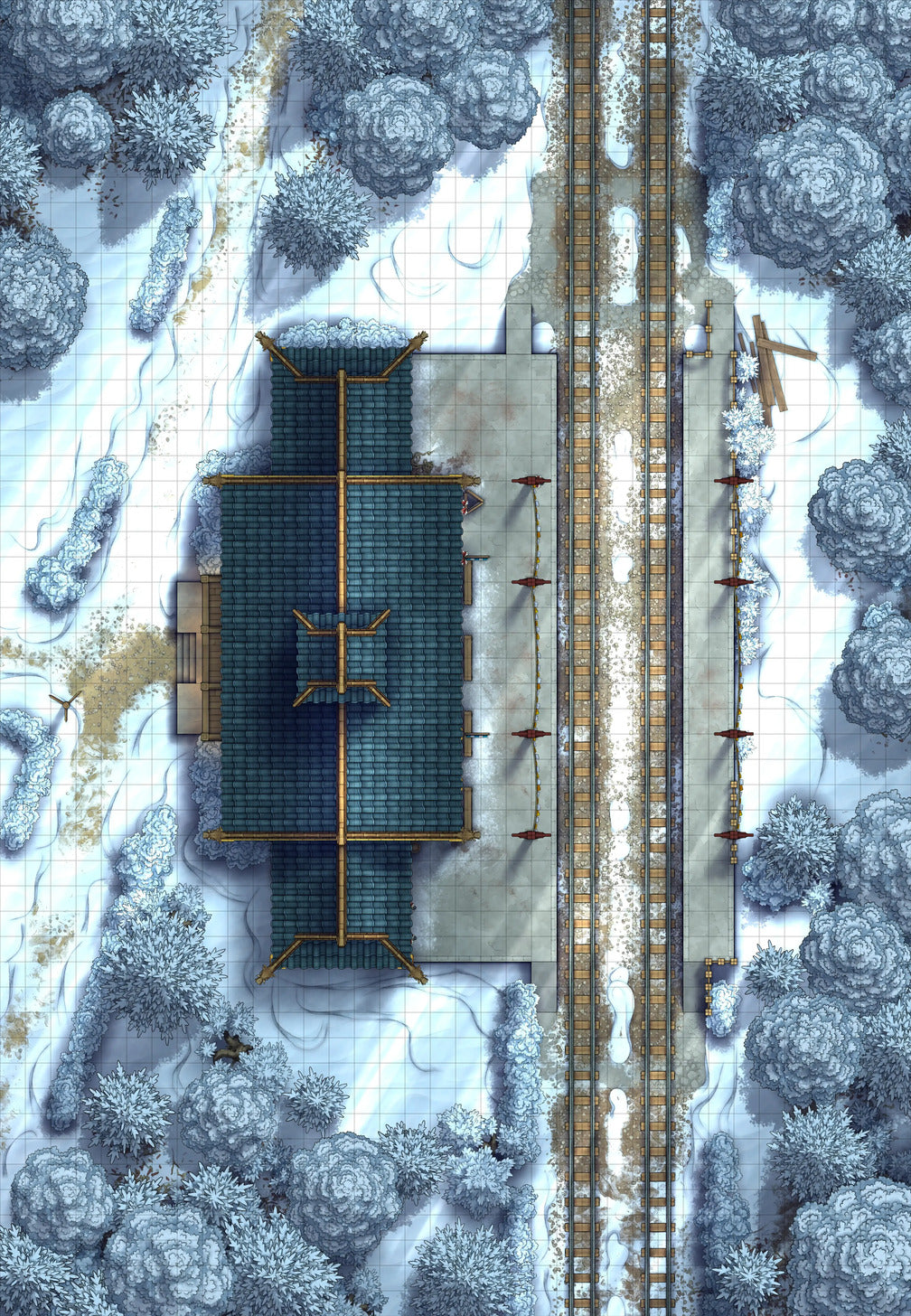 Rural Train Station