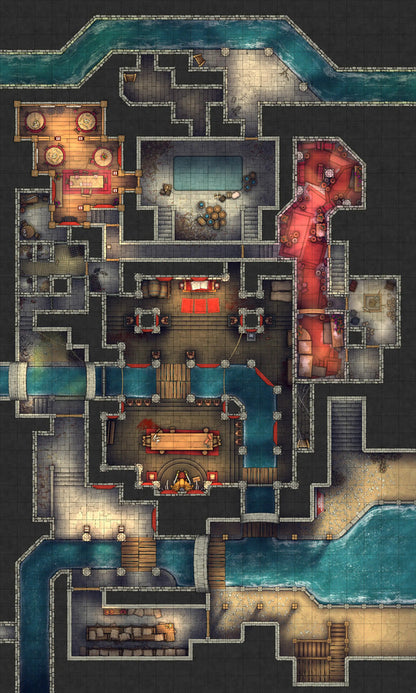 Asian City Slums Gang Hideout