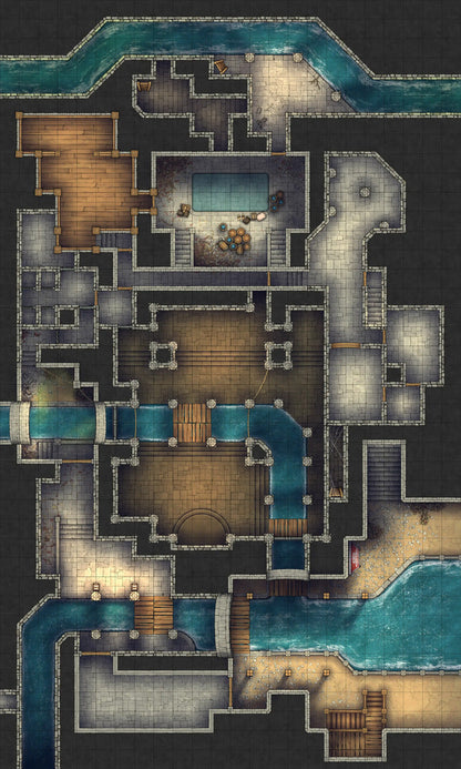 Asian City Slums Gang Hideout