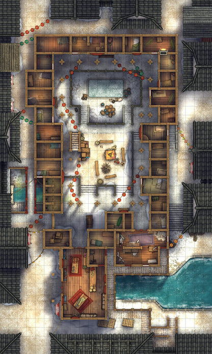 Asian City Slums Gang Hideout
