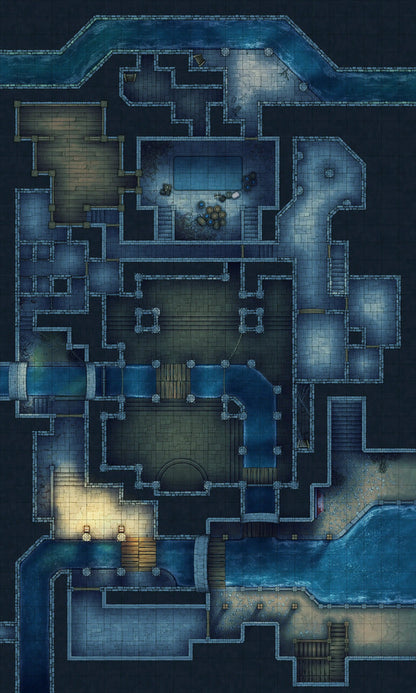 Asian City Slums Gang Hideout