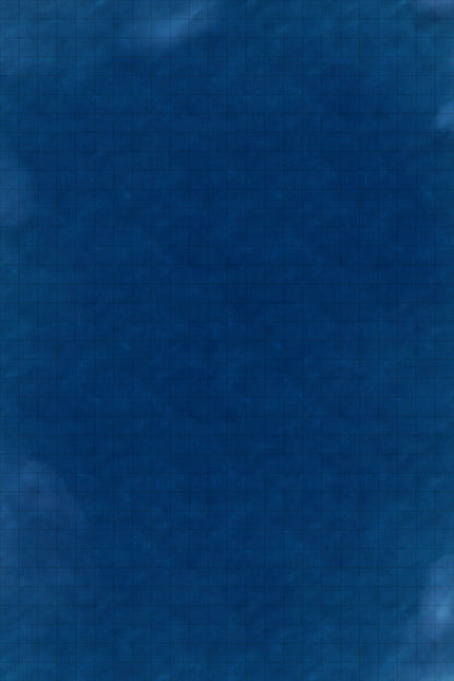 Chinese Junk Ship Battlemap - deep blue watercolor texture - Digital, Foundry VTT, Print