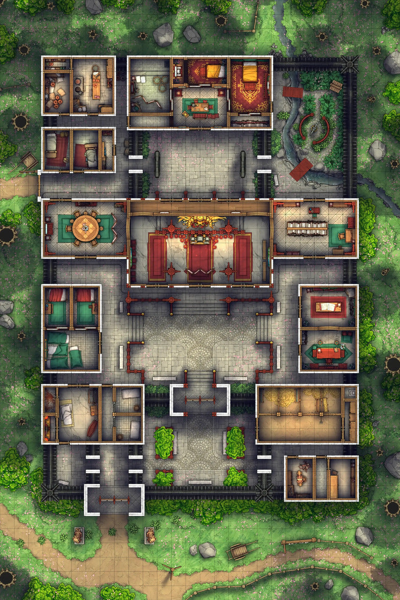 中国贵族府邸地图