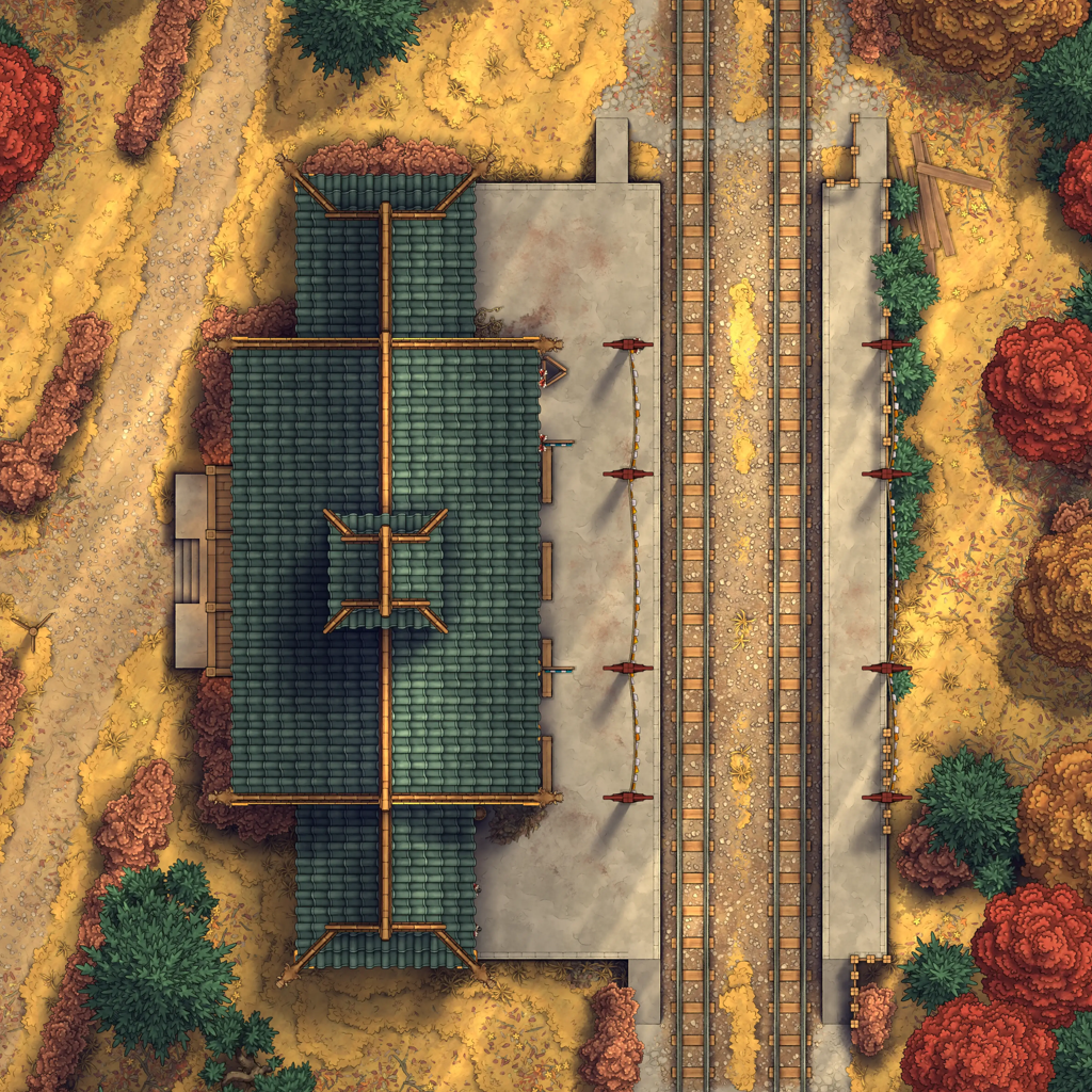 Rural Train Station