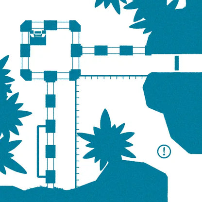 Dungeondraft Blueprint Assets Asset Kit - blue water park slide design