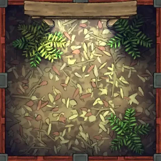 Fox Spirit’s Island Palace - Modular Dungeon Tileset Battlemap - terracotta pot green leafy accents - Digital, Foundry