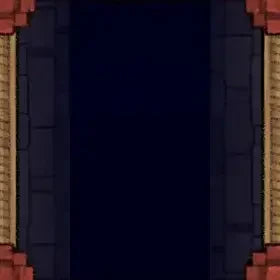 Fox Spirit’s Island Palace - Modular Dungeon Tileset Battlemap - dark blue door red brick - Digital, Foundry VTT, Print