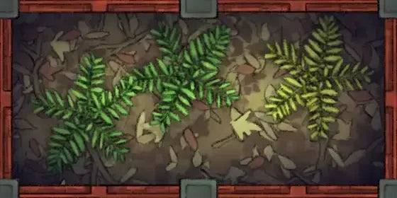 Fox Spirit’s Island Palace - Modular Dungeon Tileset Battlemap - fern leaf planter box green - Digital, Foundry VTT,
