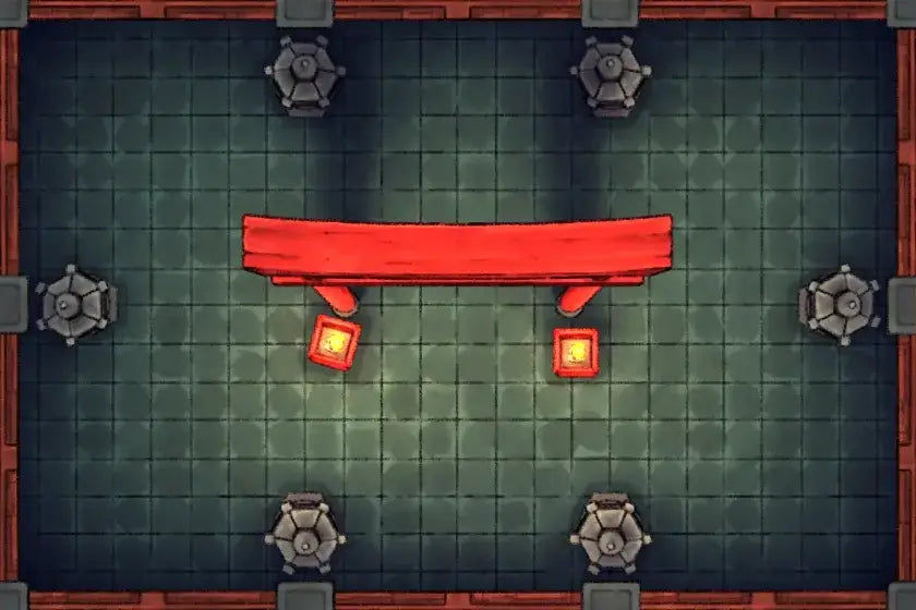 Fox Spirit’s Island Palace - Modular Dungeon Tileset Battlemap - red fabric hammock chair cushion - Digital, Foundry