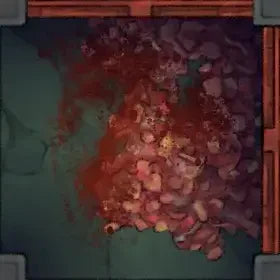 Fox Spirit’s Island Palace - Modular Dungeon Tileset Battlemap - red brown textured rug floral - Digital, Foundry VTT,