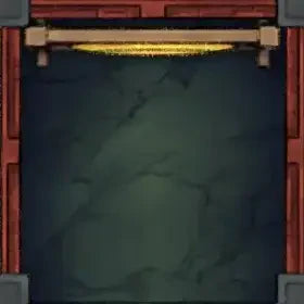 Fox Spirit’s Island Palace - Modular Dungeon Tileset Battlemap - wooden door brass hinges gold - Digital, Foundry VTT,