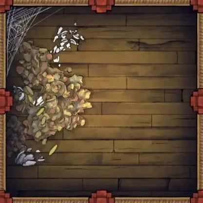 Fox Spirit’s Island Palace - Modular Dungeon Tileset Battlemap - wooden chest scattered gold coins - Digital, Foundry