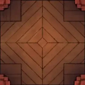 Fox Spirit’s Island Palace - Modular Dungeon Tileset Battlemap - wooden diamond-patterned floor tile - Digital, Foundry