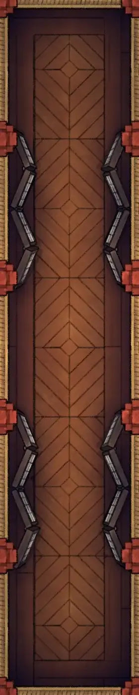 Fox Spirit’s Island Palace - Modular Dungeon Tileset Battlemap - wooden floor herringbone pattern red - Digital,