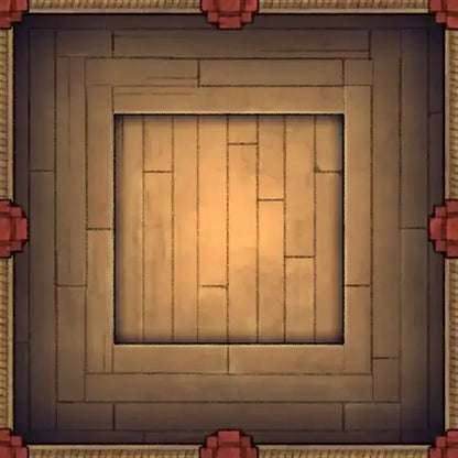 Fox Spirit’s Island Palace - Modular Dungeon Tileset Battlemap - wooden floor square pattern red - Digital, Foundry