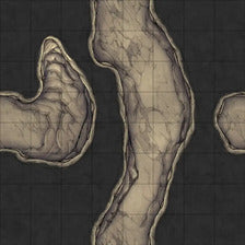 Modular Thousand-Statue Caves Tileset Battlemap - cave map - Digital, Foundry VTT, Print