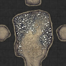 Modular Thousand-Statue Caves Tileset Battlemap - cavernous map rocky terrain - Digital, Foundry VTT, Print