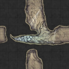 Modular Thousand-Statue Caves Tileset Battlemap - cobweb-filled cavern - Digital, Foundry VTT, Print