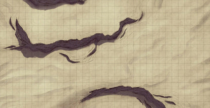 Old Mountain Ruins Battlemap - hand-drawn fantasy map - Digital, Foundry VTT, Print