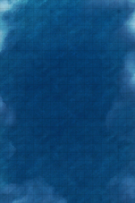 Polynesian Catamaran Canoe Battlemap - abstract blue watercolor texture - Digital, Foundry VTT, Print