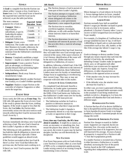 The Faction Machine Supplement - game rules guidelines - System: OSR, Universal